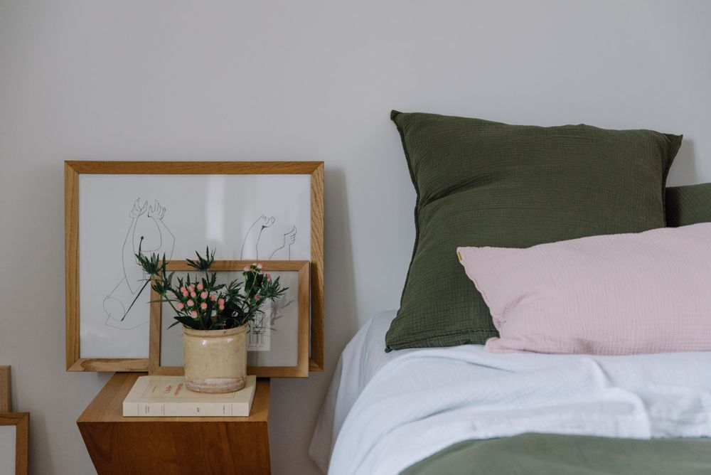 Linge de lit - Drap plat en double gaze de coton - LES PENSIONNAIRES