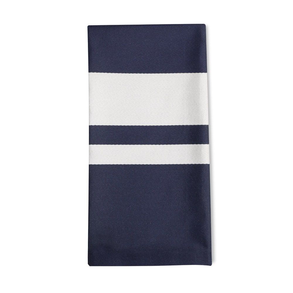 Table linen - Cotton Napkin Pampelune Encre - LA MAISON JEAN-VIER