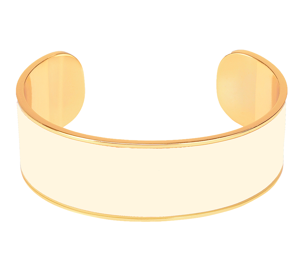 Bijoux - Jonc 2 cm Bangle - Blanc Sable - BANGLE UP