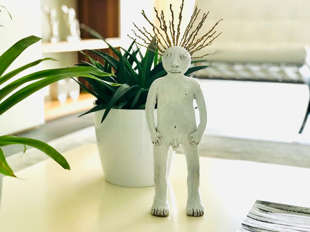 Sculptures, statuettes and miniatures - "THE CURLY MAN" - FREAKLAB