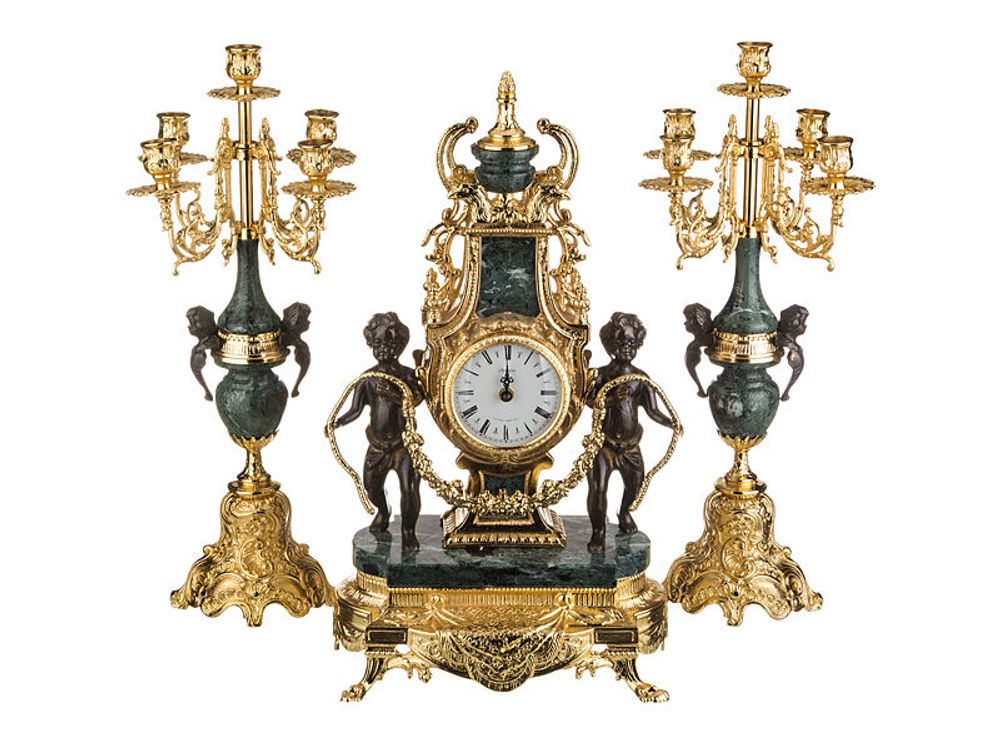 Clocks - TABLE CLOCKS  - OLYMPUS BRASS