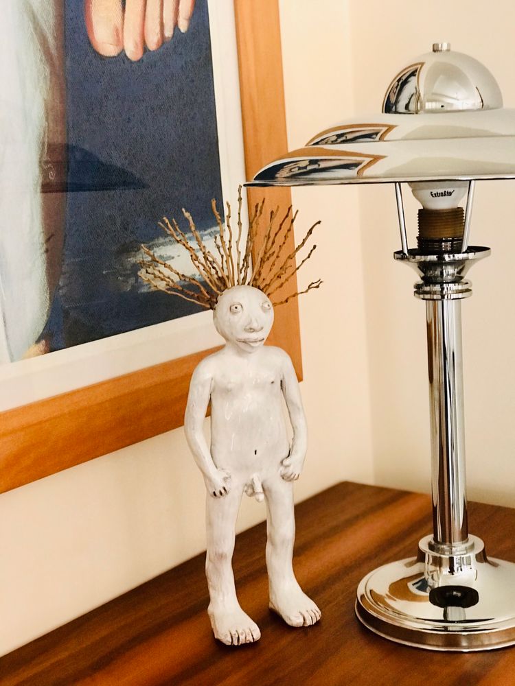 Sculptures, statuettes and miniatures - "THE CURLY MAN" - FREAKLAB