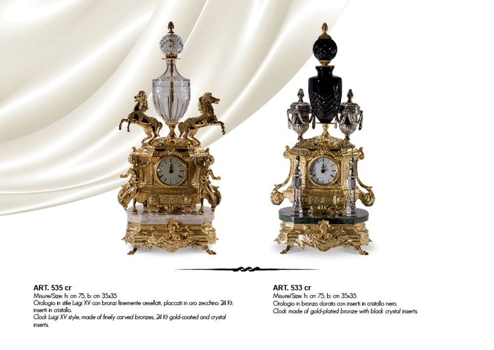 Clocks - TABLE CLOCKS  - OLYMPUS BRASS
