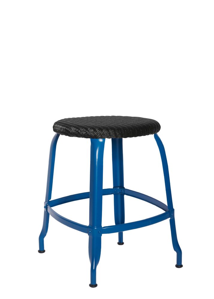 Sièges pour collectivités - Tabouret Nicolle® H45cm Loom et Métal - NICOLLE CHAISE
