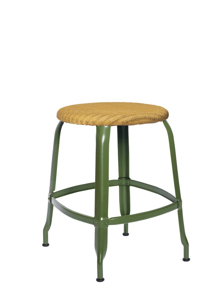 Sièges pour collectivités - Tabouret Nicolle® H45cm Loom et Métal - NICOLLE CHAISE
