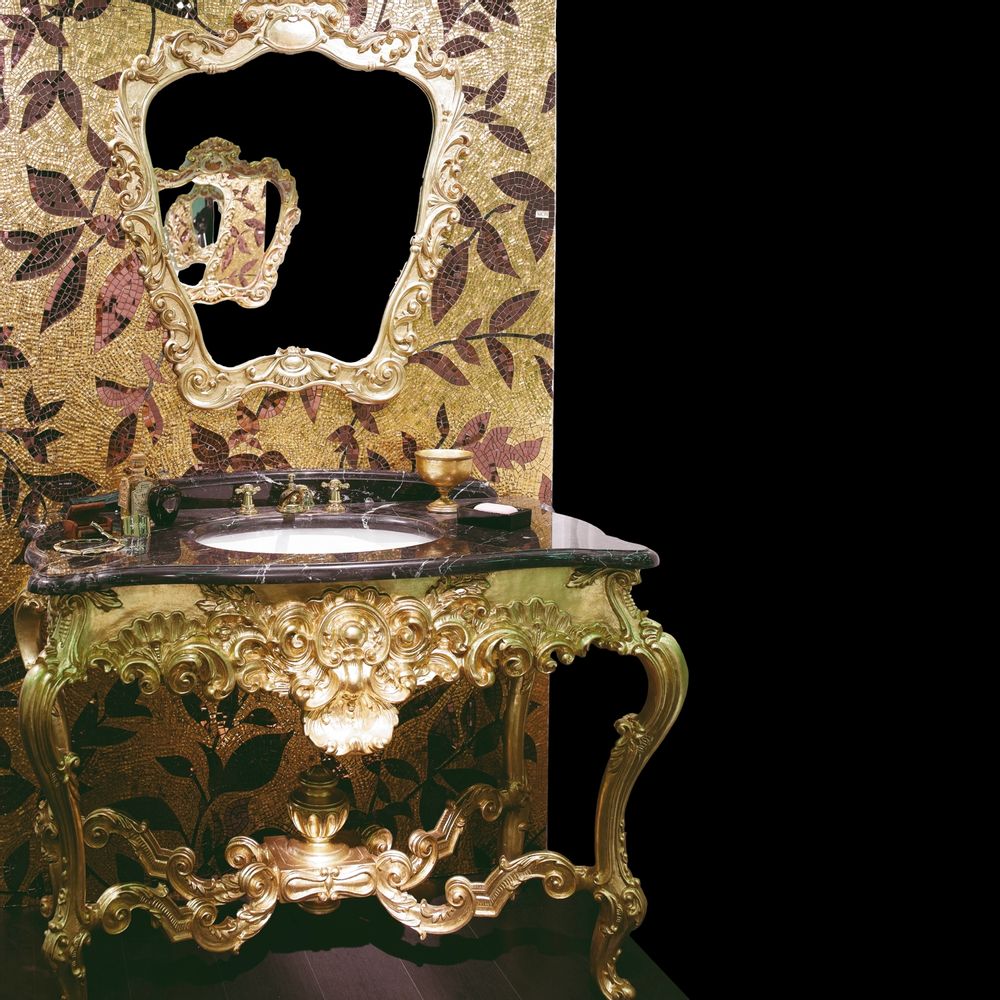 Hotel bedrooms - Carved Wood Bathroom Cabinet 4508 - BIANCHINI & CAPPONI