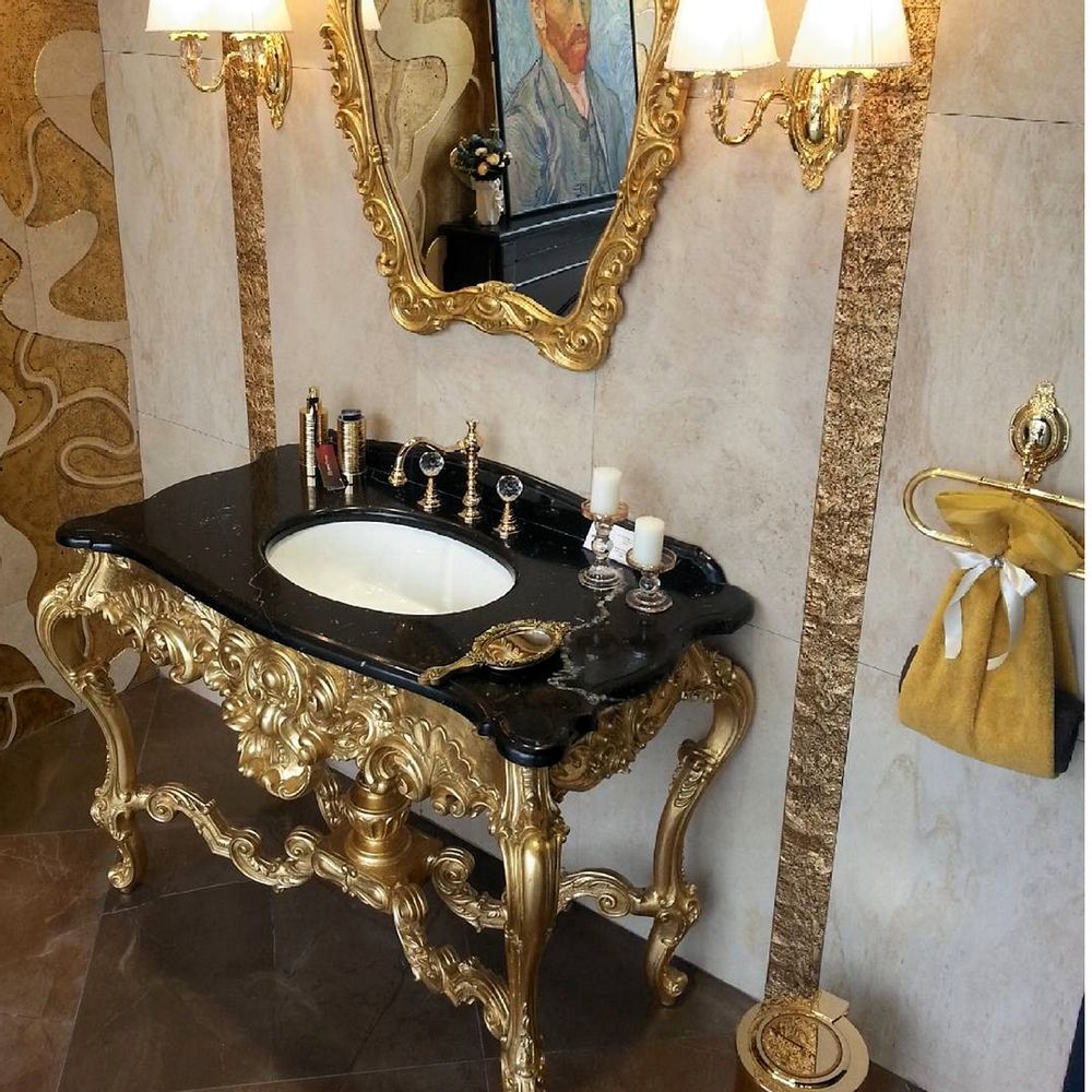 Hotel bedrooms - Carved Wood Bathroom Cabinet 4508 - BIANCHINI & CAPPONI