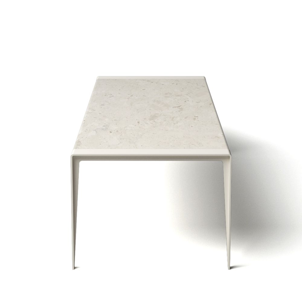 Tables Salle à Manger - TABLE MARCELLO DESIGN MARBLE noir et blanc - HAVANI