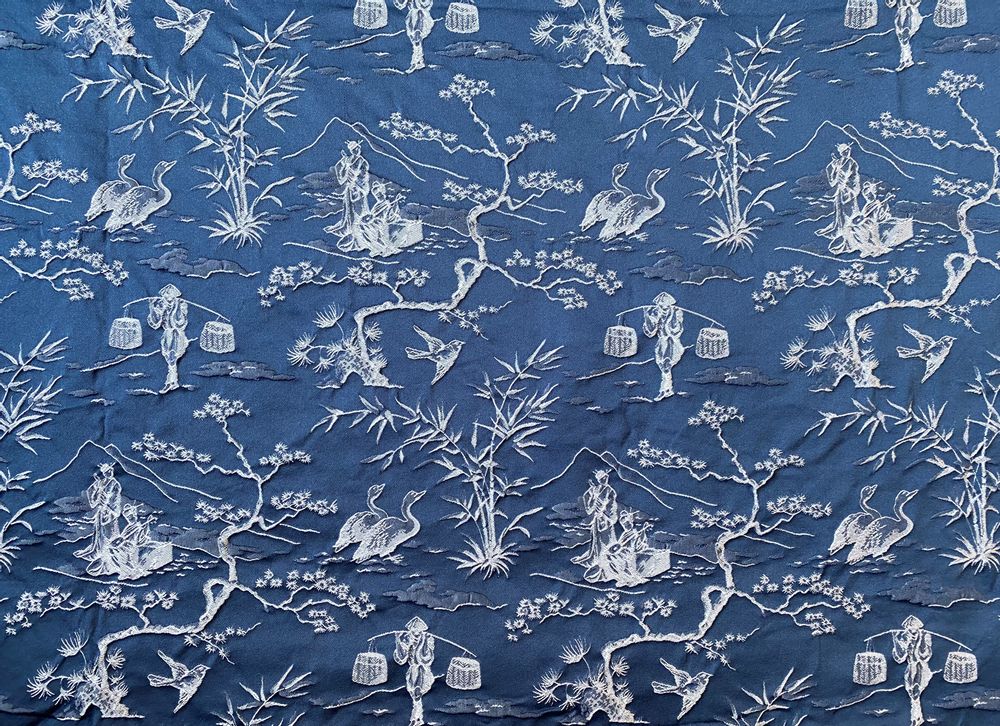 Tissus - Tissu Chinoiserie - ANNAMARIA ALOIS SAN LEUCIO