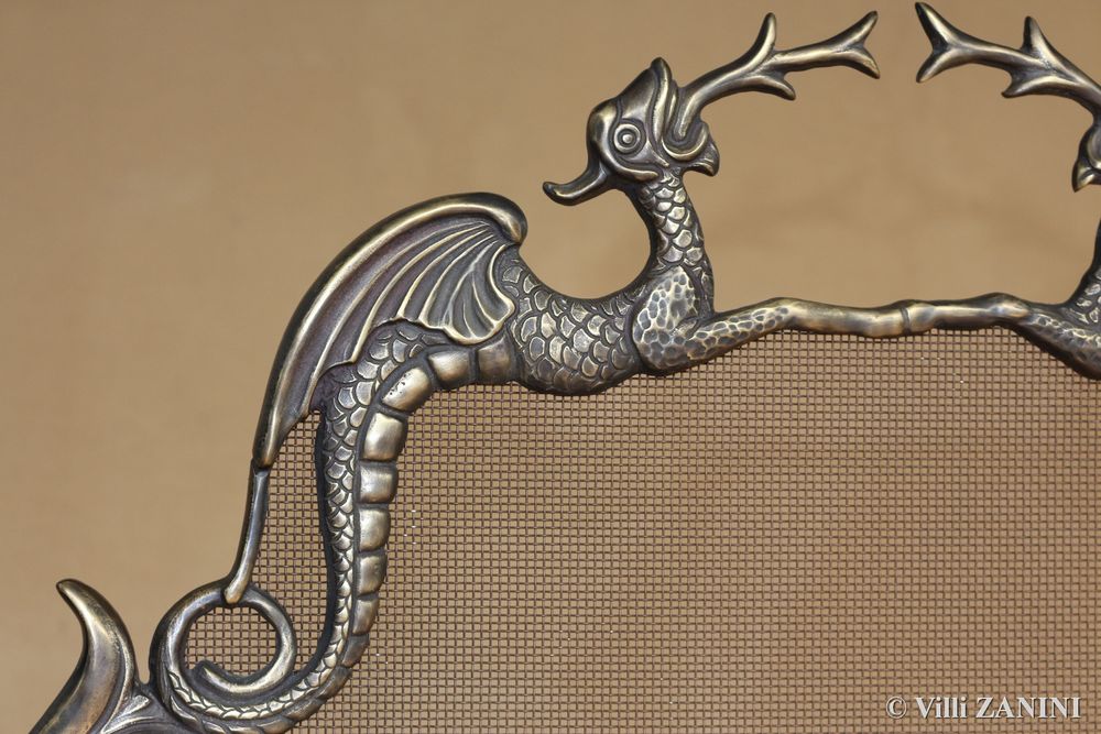 Artistic hardware - The Little Dragon - Fireplace screen - VILLIZANINI