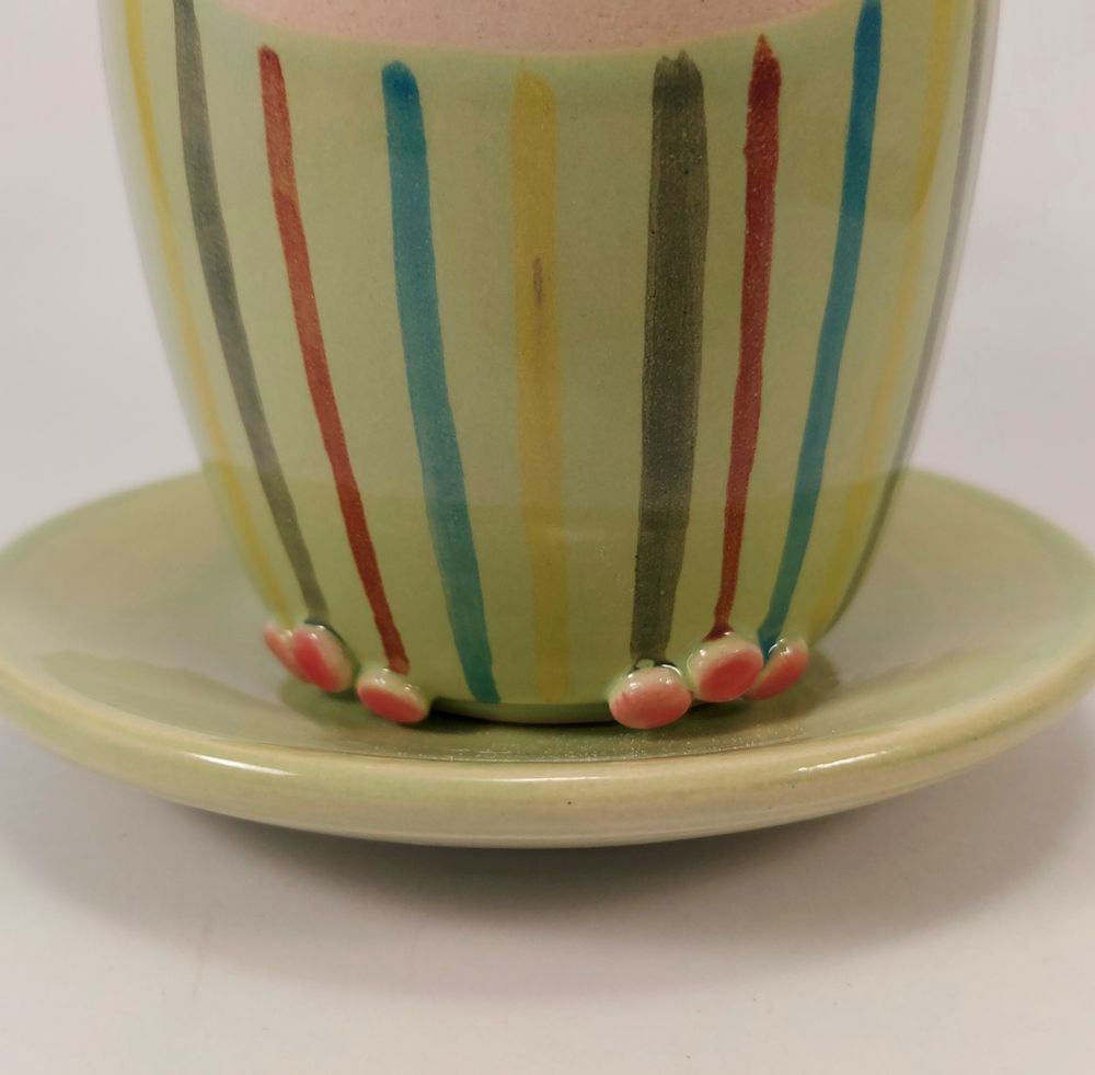 Mugs - "Cat Cat" MUG cup - PACHAMAMA DI E. OCCHI LABORATORIO ARTIGIANO DI CERAMICA