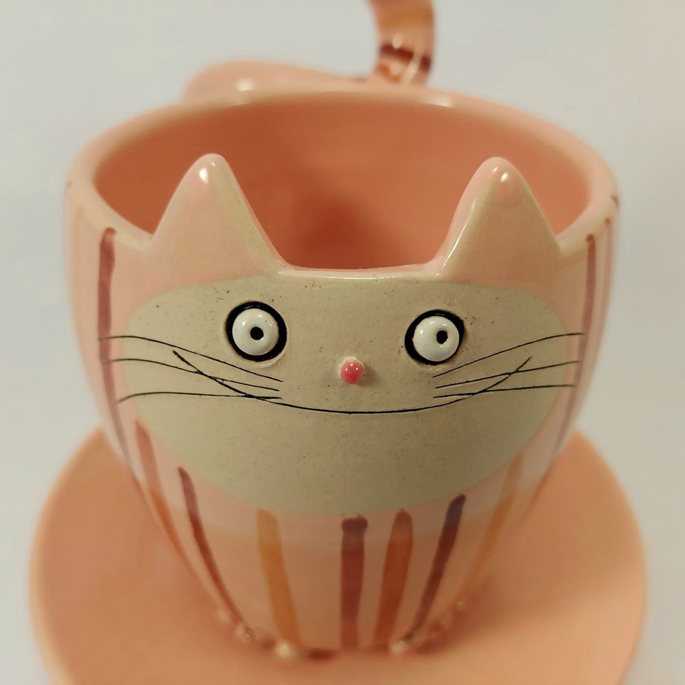 Tasses et mugs - Mug « Cat Cat » - PACHAMAMA DI E. OCCHI LABORATORIO ARTIGIANO DI CERAMICA