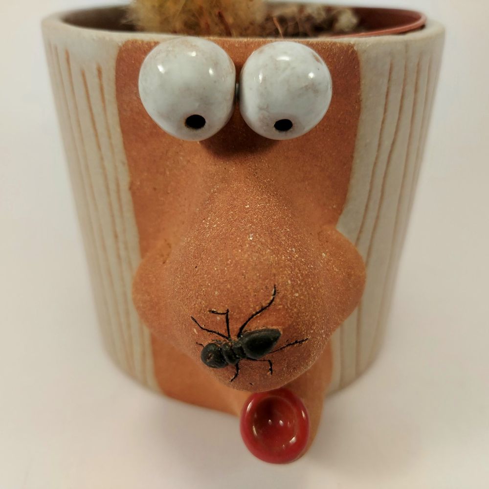 Vases - Petit pot de fleurs. - PACHAMAMA DI E. OCCHI LABORATORIO ARTIGIANO DI CERAMICA