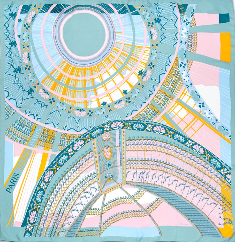 Scarves - SCARF/SQUARE PARIS PASTEL - MADE IN FRANCE - PETRUSSE PARIS