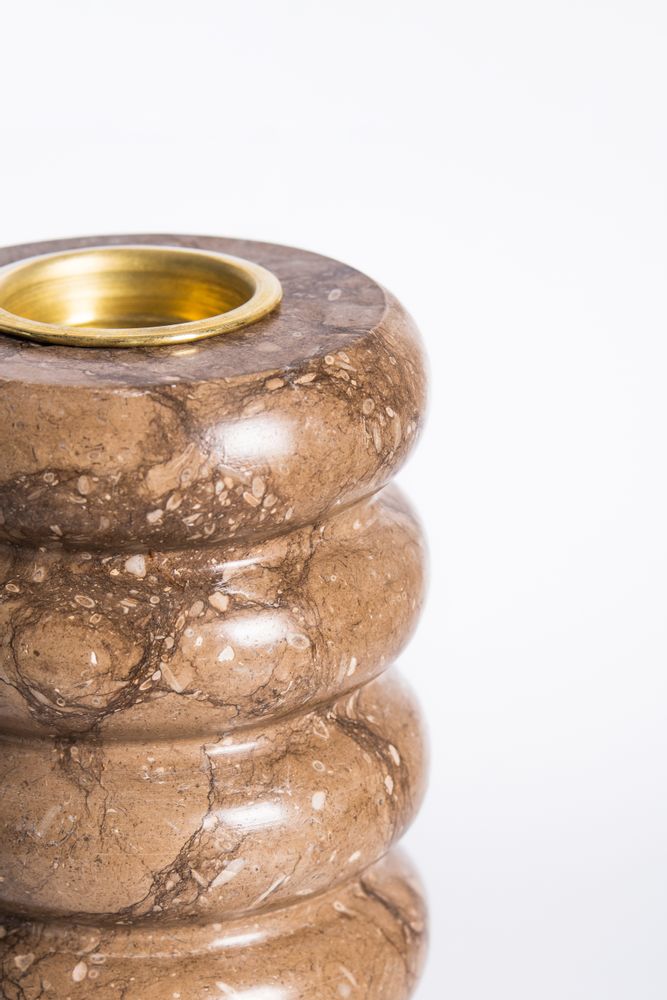 Objets de décoration - Bougeoir/ Jaspe - ATMOSPHÈRE INTÉRIEURE