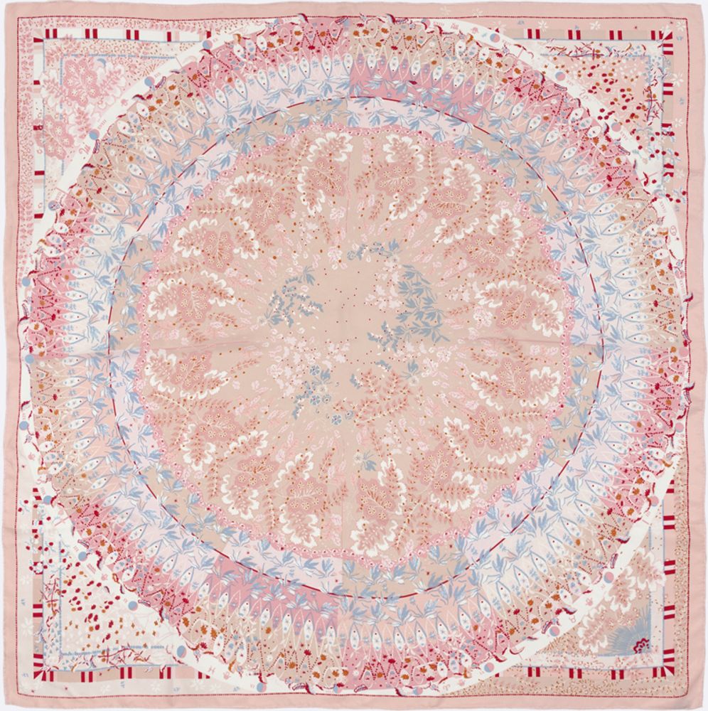 Foulards et écharpes - FOULARD CARRE ATLAS 100% SOIE - PETRUSSE PARIS