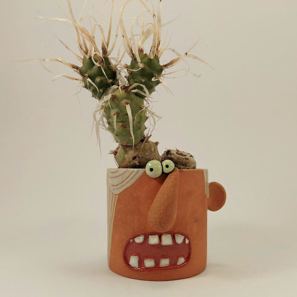 Vases - Petit pot de fleurs. - PACHAMAMA DI E. OCCHI LABORATORIO ARTIGIANO DI CERAMICA