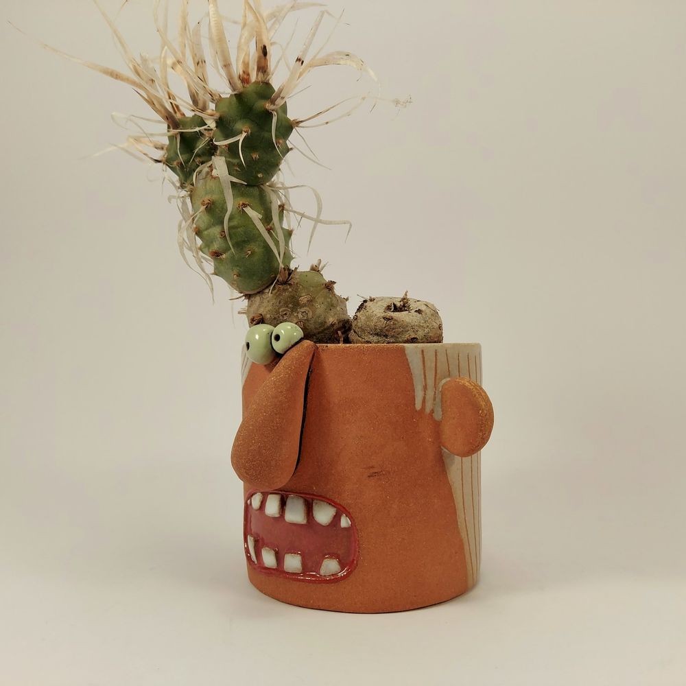 Vases - Petit pot de fleurs. - PACHAMAMA DI E. OCCHI LABORATORIO ARTIGIANO DI CERAMICA