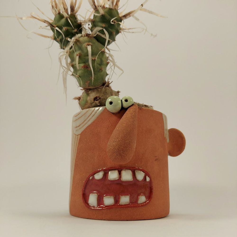 Vases - Petit pot de fleurs. - PACHAMAMA DI E. OCCHI LABORATORIO ARTIGIANO DI CERAMICA