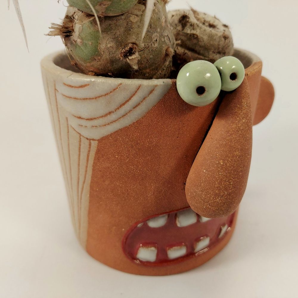 Vases - Petit pot de fleurs. - PACHAMAMA DI E. OCCHI LABORATORIO ARTIGIANO DI CERAMICA