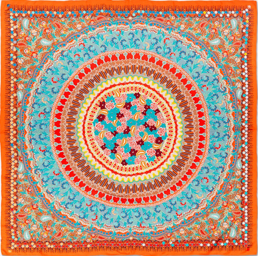 Hair accessories - SCARF SQUARE BOHEME 100% SILK - PETRUSSE PARIS