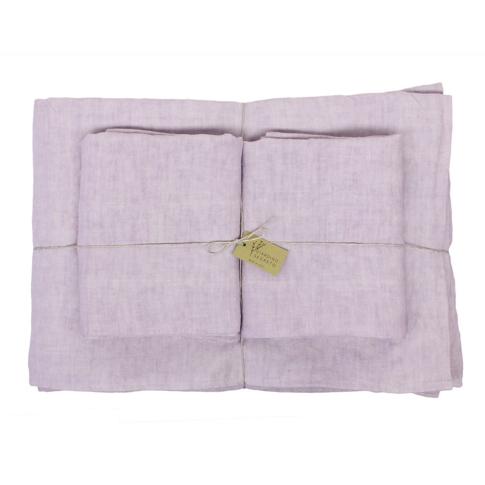 Linge de lit - Draps de lit en lin lavé - GIARDINO SEGRETO
