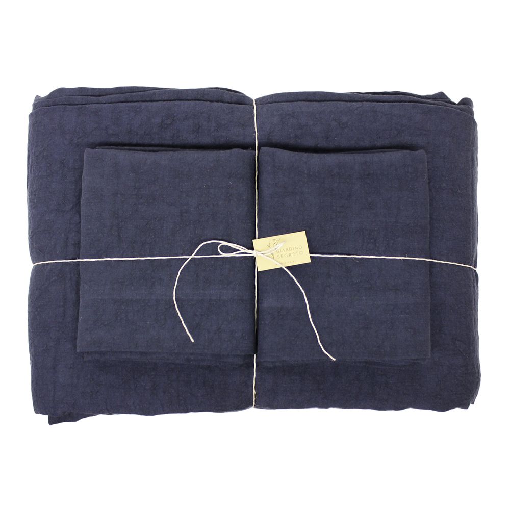 Linge de lit - Draps de lit en lin lavé - GIARDINO SEGRETO