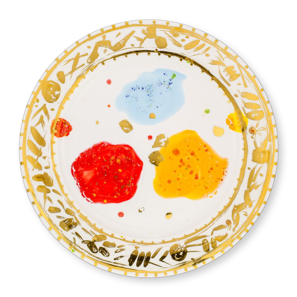 Formal plates - Rim Platter Caravaggio - CORALLA MAIURI
