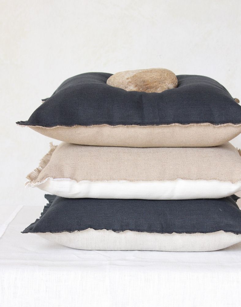 Fabric cushions - Linen decorative Cushions - GIARDINO SEGRETO