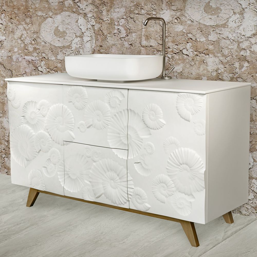 Hotel bedrooms - Vanity unit 2603 Stonelight and oak - BIANCHINI & CAPPONI