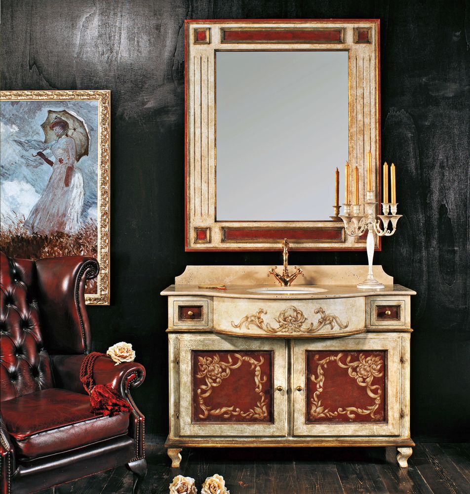 Hotel bedrooms - Classic chic and hand-decorated Bathroom furniture - INTERIORS ITALIA