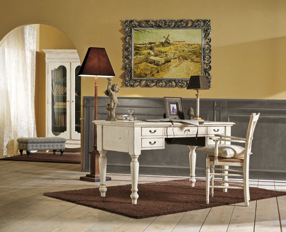 Secrétaires  - PR620 - Bureau avec 5 tiroirs. - INTERIORS ITALIA