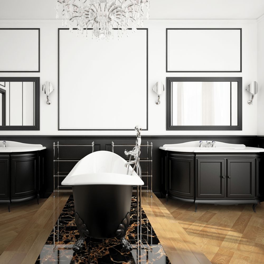 Chambres d'hôtels - Meuble de salle de bain 8558 de style néoclassique. - BIANCHINI & CAPPONI