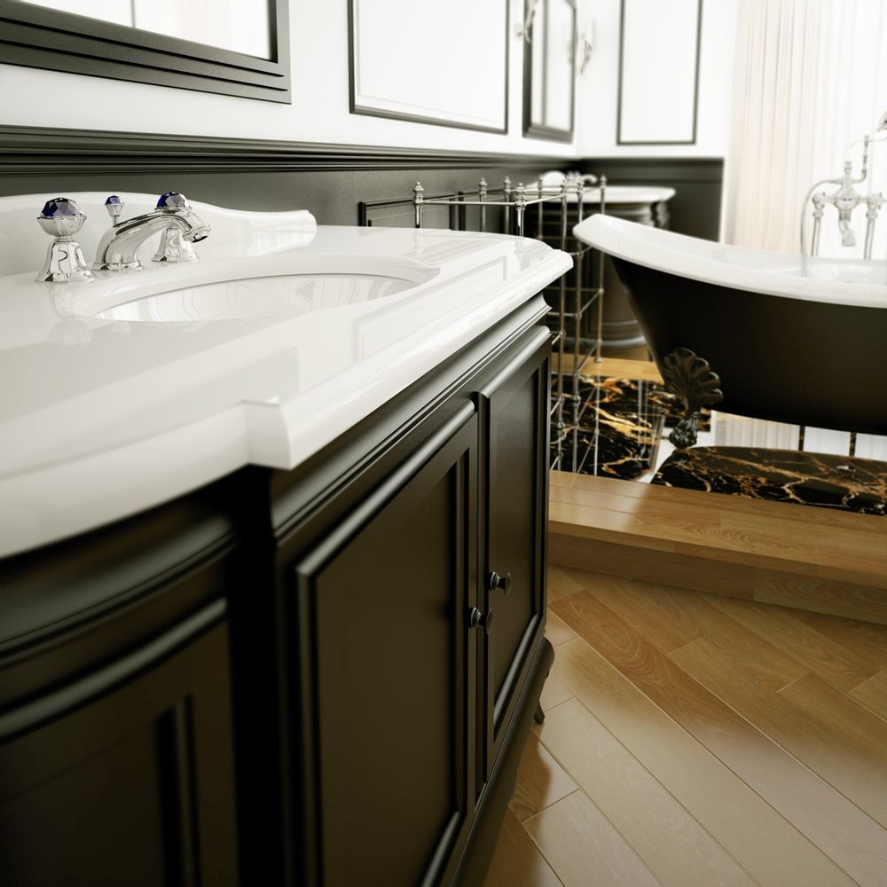 Chambres d'hôtels - Meuble de salle de bain 8558 de style néoclassique. - BIANCHINI & CAPPONI