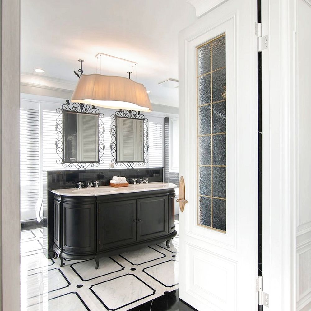 Chambres d'hôtels - Meuble de salle de bain 8558 de style néoclassique. - BIANCHINI & CAPPONI