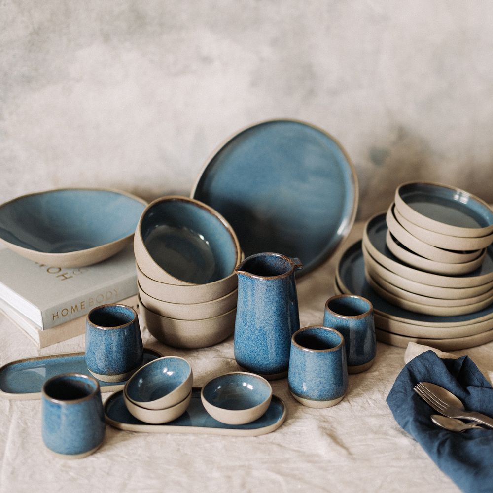 Assiettes au quotidien - Assiette 30 cm deep Blue - POEMI