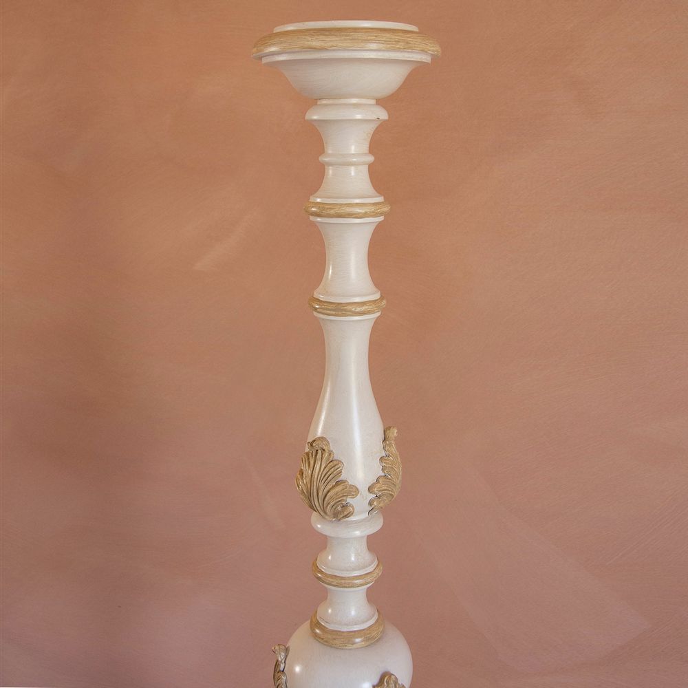 Floor lamps - 02/T/Bianco-Tortora Sfumato Floor lamp - DI BENEDETTO LAMPADE