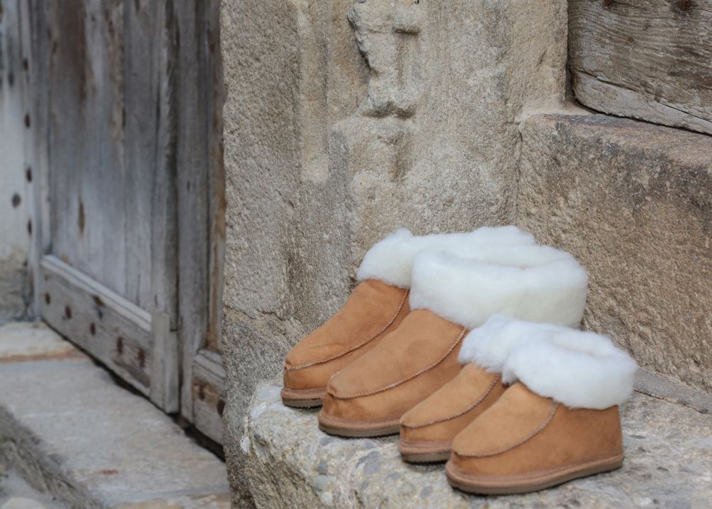 Chaussures - Chaussons naturels en peau de mouton  - TERGUS