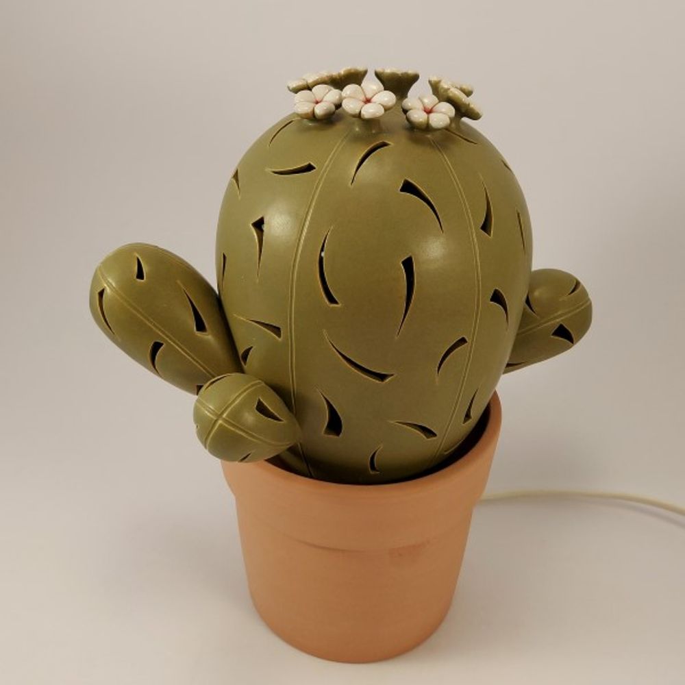 Céramique - Lampe à cactus - PACHAMAMA DI E. OCCHI LABORATORIO ARTIGIANO DI CERAMICA