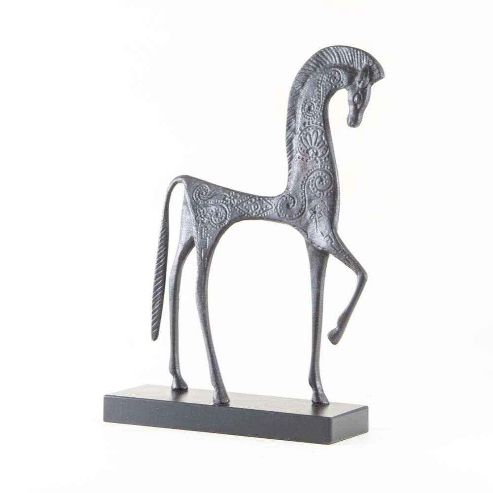 Sculptures, statuettes and miniatures - ART PRINT ON CANVAS - CAVALLO AL PASSO - SIMONCINI ART