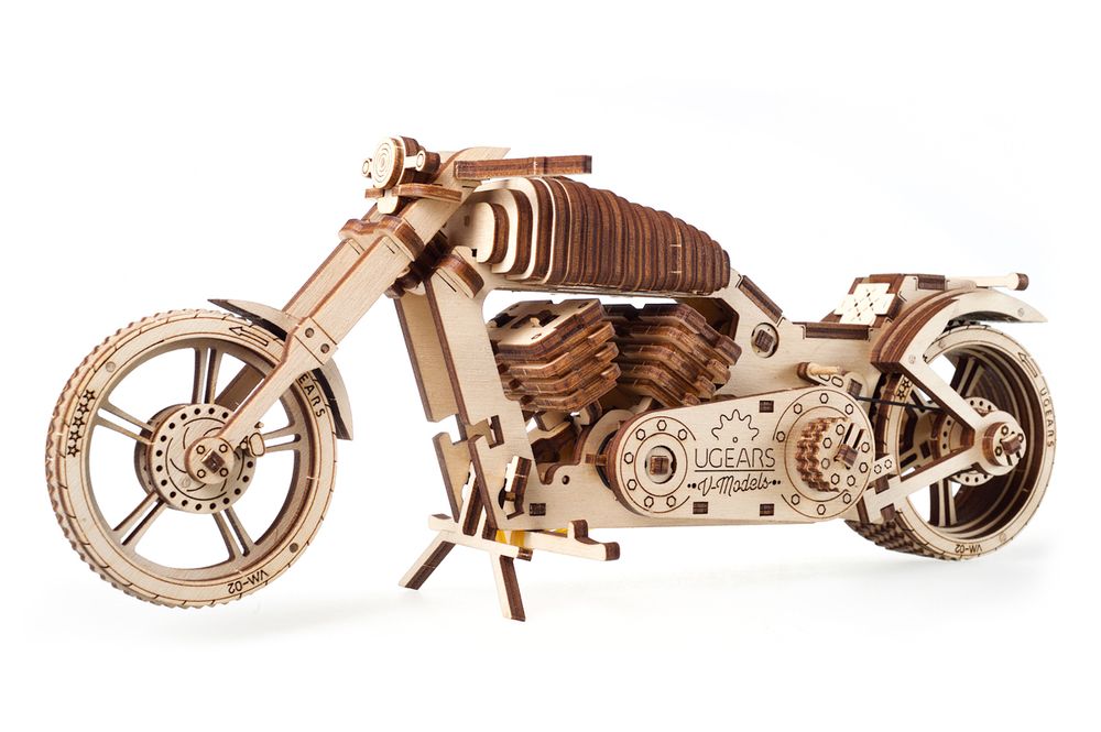 Cadeaux - UGEARS Modèles Mécaniques: MOTO VM-02 25 - UGEARS