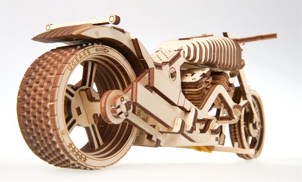 Cadeaux - UGEARS Modèles Mécaniques: MOTO VM-02 25 - UGEARS