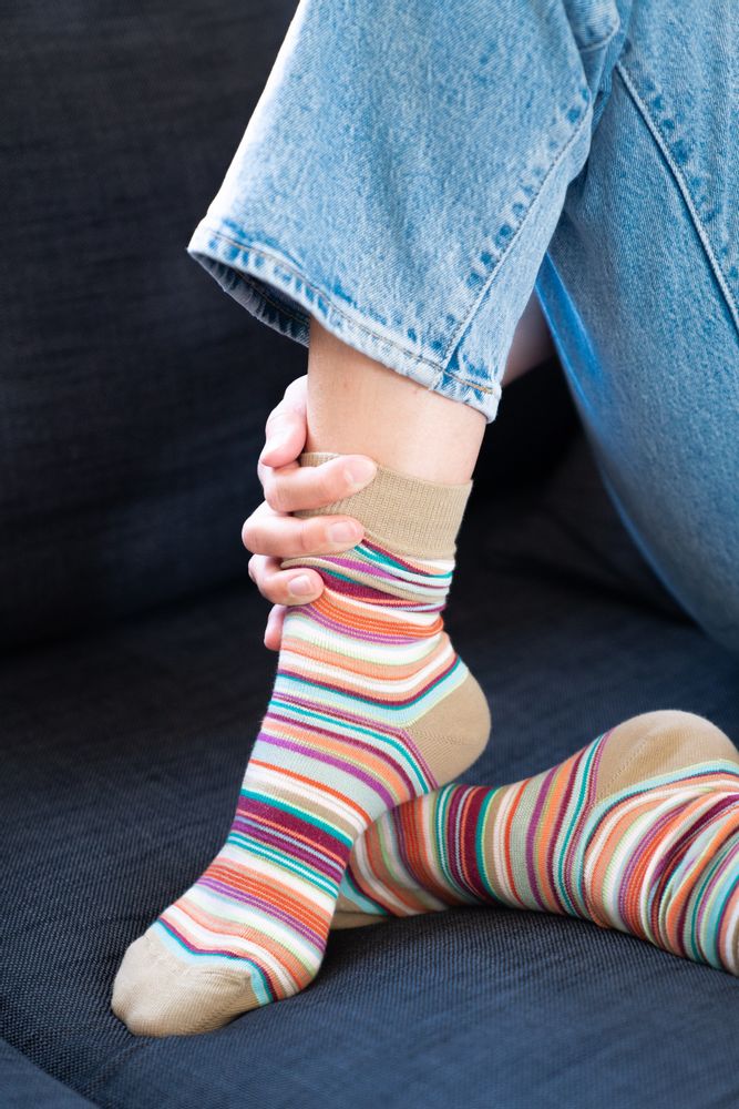 Socks - Striped Socks pack for Women - MIA ZIA