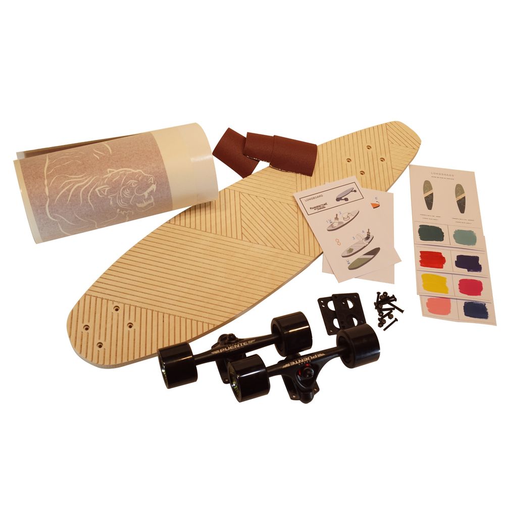 Accessoires enfants - Longboard en bois à personaliser –  Street Art… - MANUFACTURE EN FAMILLE