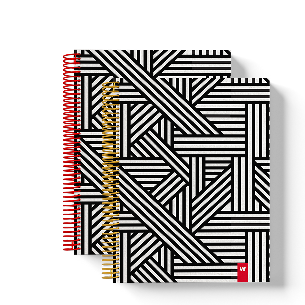 Papeterie - Cahiers à spirale colorés  - WEEW SMART DESIGN