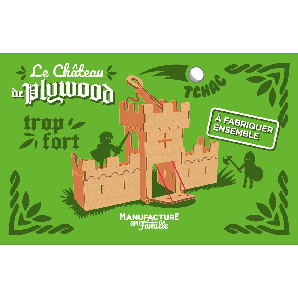 Jouets enfants - Château de Plywood - à construire en famille - MANUFACTURE EN FAMILLE