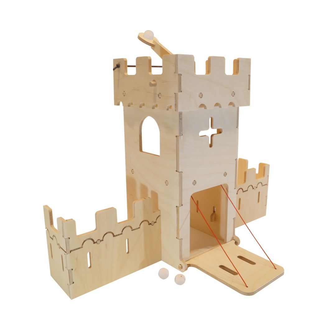 Jouets enfants - Château de Plywood - à construire en famille - MANUFACTURE EN FAMILLE