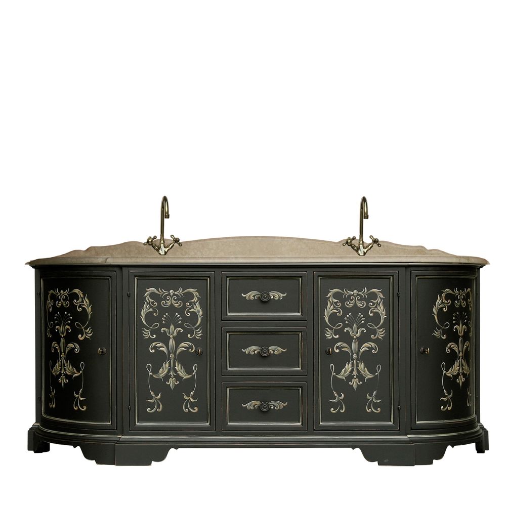 Chambres d'hôtels - Meuble de salle de bain Renaissance Style 8635. - BIANCHINI & CAPPONI