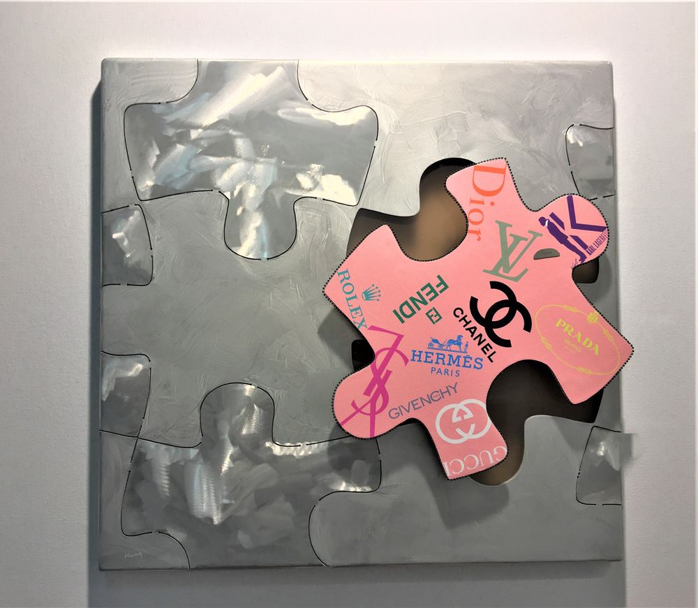 Frames - Frame embossed puzzle colors - KOSSARTISTIK