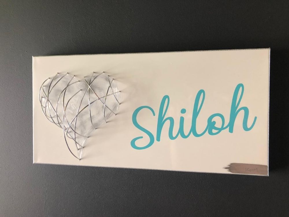 Frames - Customizable frame for occasions HEART BIRTH - KOSSARTISTIK